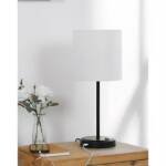 19" Black Metal Stick Lamp with USB Port, Modern, Adult Use - Image 4