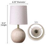 Mini Ball Base Table Lamp, 12.75" H - Image 3