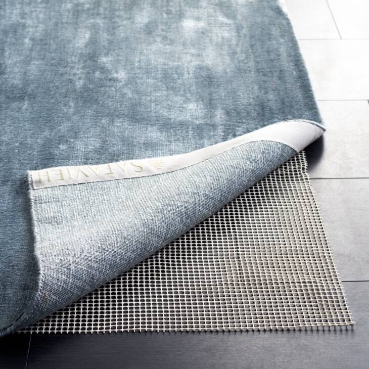 Non-Slip Grid Rug Pad, Cream, 2' x 22' Runner - Image 2