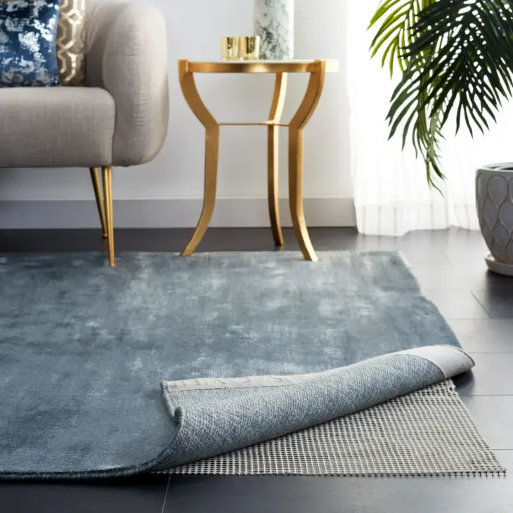 Non-Slip Grid Rug Pad, Cream, 2' x 22' Runner