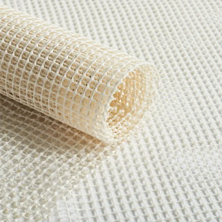 Non-Slip Grid Rug Pad, Cream, 2' x 22' Runner - Image 3